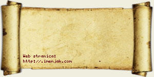 Andjelina Tasković vizit kartica